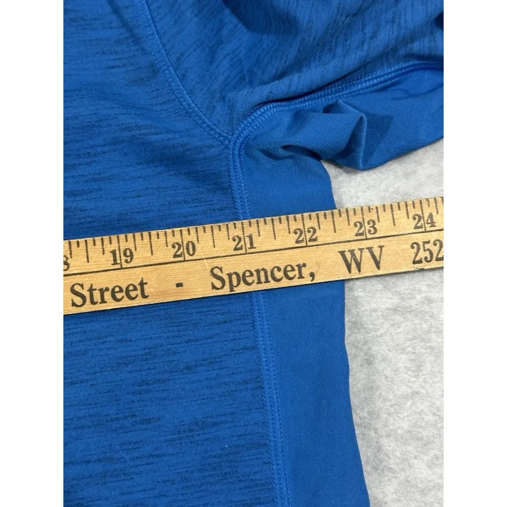 Nike Golf Shirt Men Large Blue Tour Performance Long Sleeve Tee‎ Logo Large